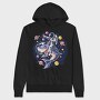 Space Shark Astronaut, Hanorac Oversize Barbati (Unisex)