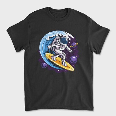 Space Surfer, Tricou Barbati (Unisex)