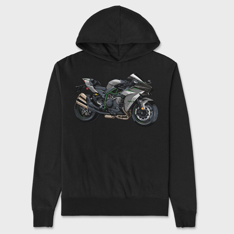 Speedy Green Ninja, Hanorac Oversize Barbati (Unisex)