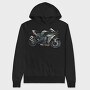 Speedy Green Ninja, Hanorac Oversize Barbati (Unisex)