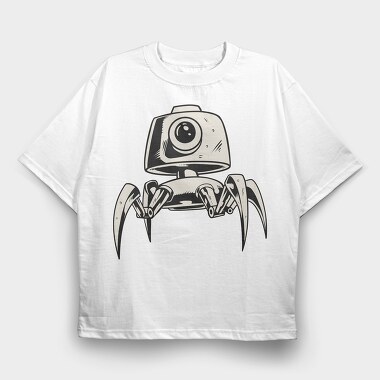 Spiderbot Claw, Tricou Oversize Barbati (Unisex)