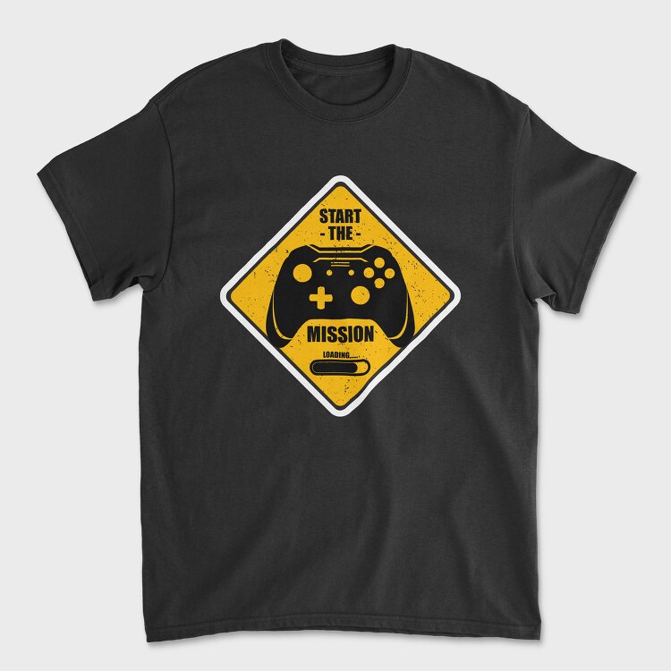 Start The Mission, Tricou Barbati (Unisex)