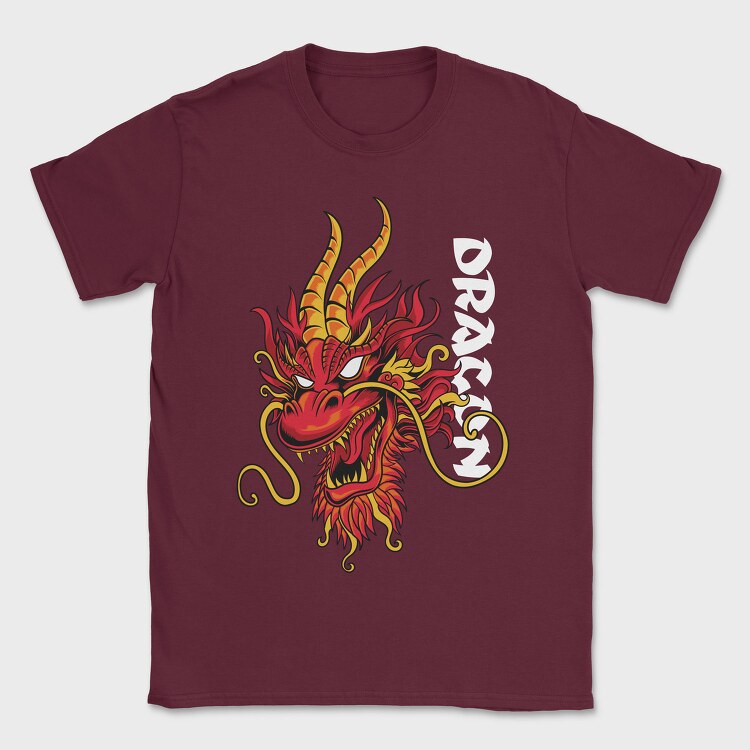 Dragon Fire Roar, Tricou Barbati (Unisex)