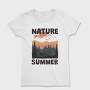 Summer Nature Deer, Tricou Femei