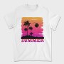 Sunset Surfer Vibes, Tricou Barbati (Unisex)