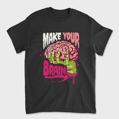 Zombie Brain Grab, Tricou Barbati (Unisex)