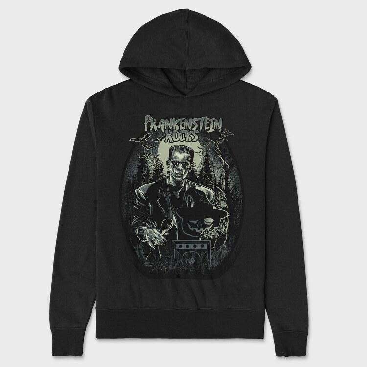 Frankenstein Rocks, Hanorac Oversize Barbati (Unisex)