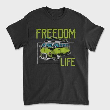 Freedom Life Van, Tricou Barbati (Unisex)