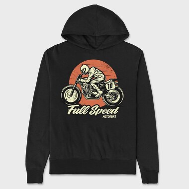 Full Speed Motorbike, Hanorac Oversize Barbati (Unisex)
