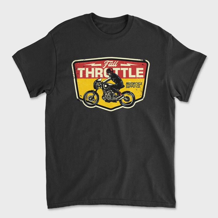 Full Throttle Supply, Tricou Barbati (Unisex)