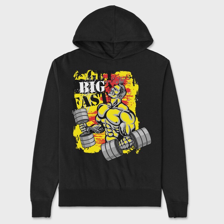 Get Big Fast, Hanorac Oversize Barbati (Unisex)