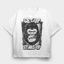 Gorilla Stand Up, Tricou Oversize Barbati (Unisex)
