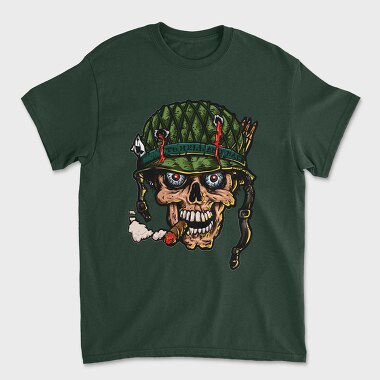 Hell And Back Skull, Tricou Barbati (Unisex)