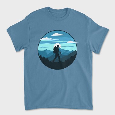 Hiking Horizon, Tricou Barbati (Unisex)