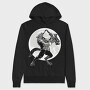 Howling Saxophone Wolf, Hanorac Oversize Barbati (Unisex)