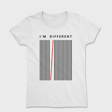 Im Different Red Line, Tricou Femei