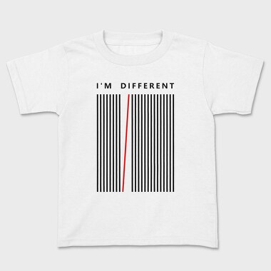 Im Different Red Line, Tricou Copii