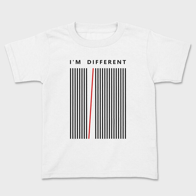 Im Different Red Line, Tricou Copii