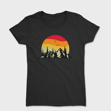 Mountain Sunset, Tricou Femei