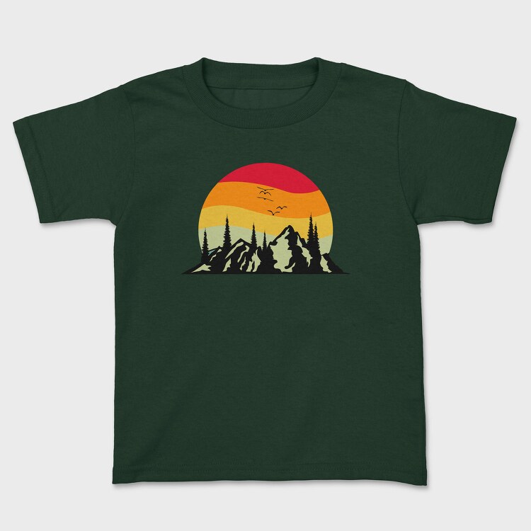Mountain Sunset, Tricou Copii