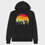 Mountain Sunset, Hanorac Oversize Barbati (Unisex)
