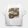 Mud Life Adventure, Tricou Oversize Barbati (Unisex)