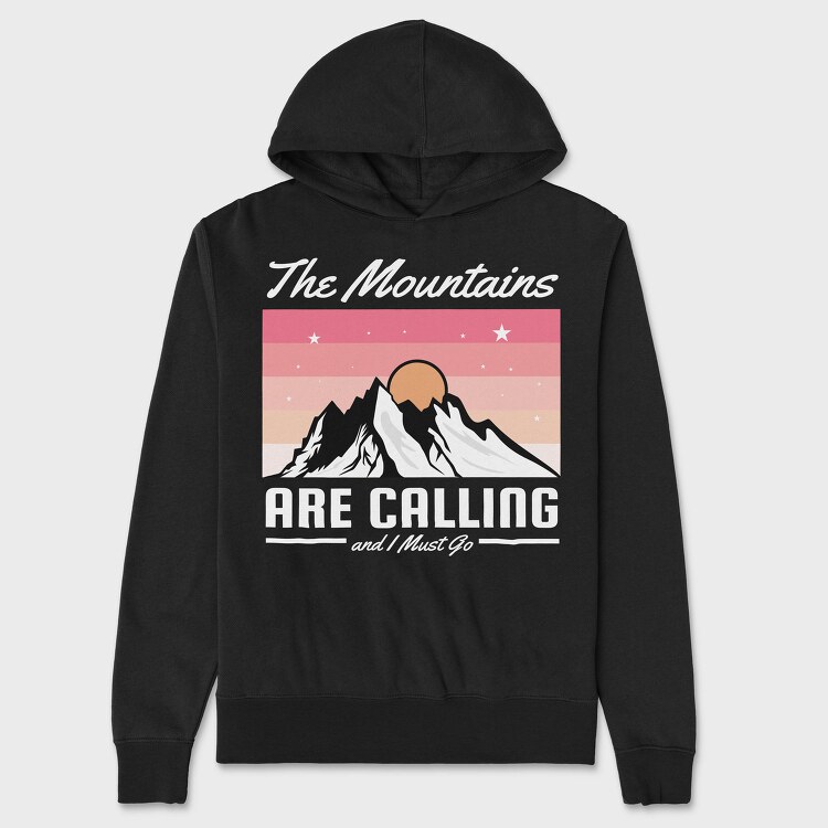 Mountain Moon Star, Hanorac Oversize Barbati (Unisex)