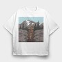 Mountain Trekker, Tricou Oversize Barbati (Unisex)