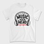 Music In My Head, Tricou Barbati (Unisex)