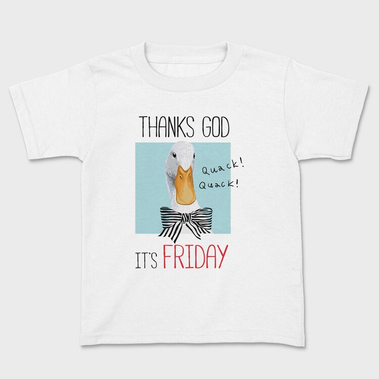 Duck Quack Friday, Tricou Copii