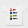 Eat Sleep Game Repeat, Tricou Copii