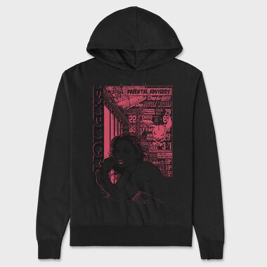 Electric Girl, Hanorac Oversize Barbati (Unisex)