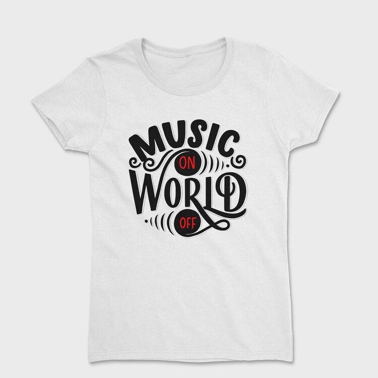 Music Onoff Vibes, Tricou Femei