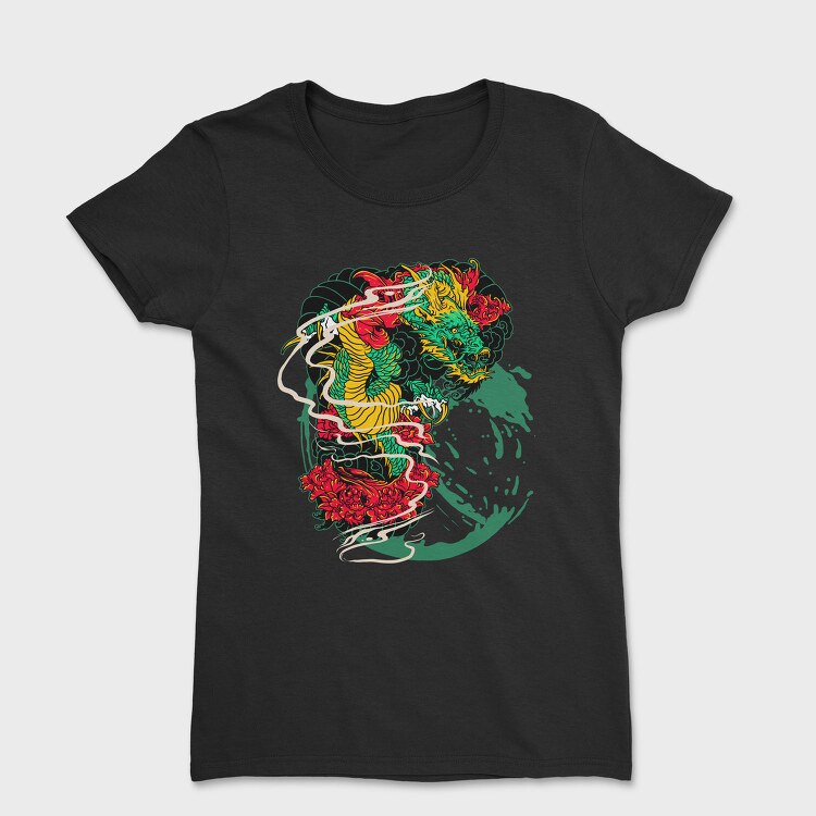 Neon Dragon Roar, Tricou Femei
