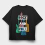 Electric Piano Blues, Tricou Oversize Barbati (Unisex)