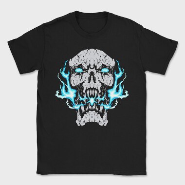 Electric Skull, Tricou Barbati (Unisex)