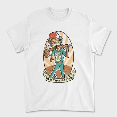Old Time Batter, Tricou Barbati (Unisex)