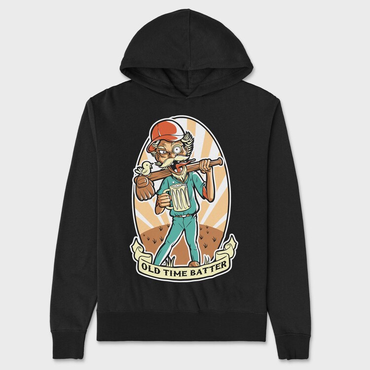 Old Time Batter, Hanorac Oversize Barbati (Unisex)