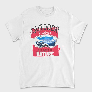 Outdoor Explorer Goggles, Tricou Barbati (Unisex)