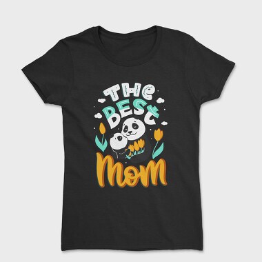 Panda Mom Tulips, Tricou Femei