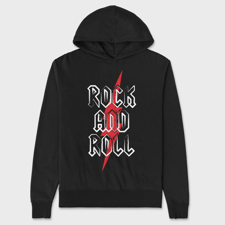 Red Lightning Bolt, Hanorac Oversize Barbati (Unisex)