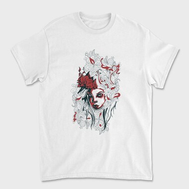 Red Rose Queen, Tricou Barbati (Unisex)