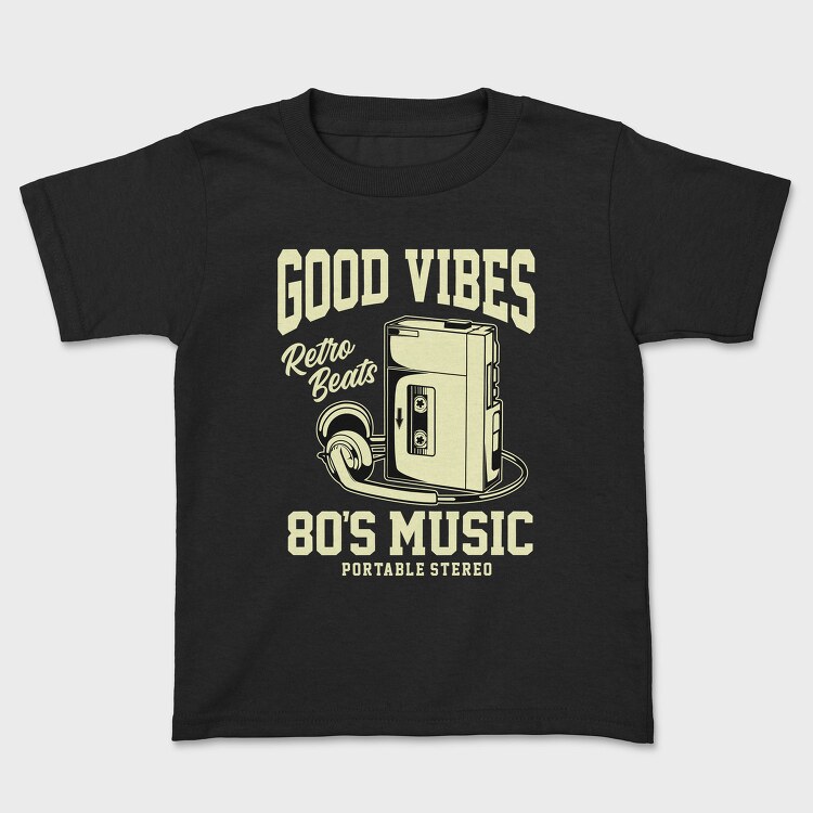 Retro Cassette Beats, Tricou Copii