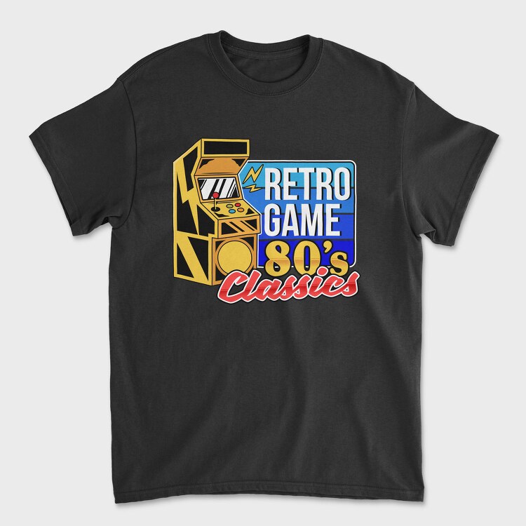 Retro Game Classics, Tricou Barbati (Unisex)