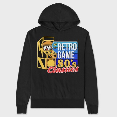 Retro Game Classics, Hanorac Oversize Barbati (Unisex)