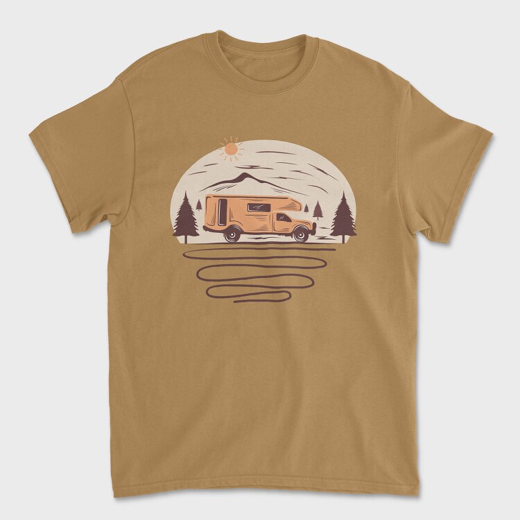 Roadtrip Adventure, Tricou Barbati (Unisex)