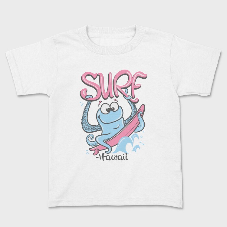 Octopus Surfing Hawaii, Tricou Copii