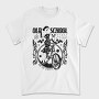 Old School Biker Chick, Tricou Barbati (Unisex)
