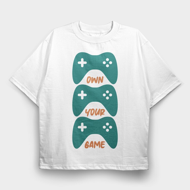 Own Your Game, Tricou Oversize Barbati (Unisex)
