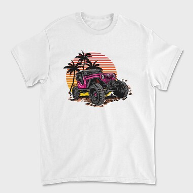Palm Beach Jeep, Tricou Barbati (Unisex)